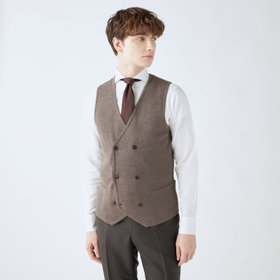発送在庫あり】【CLASSICO TAPERED】【秋冬】ジレ(ベスト)/ブラウン