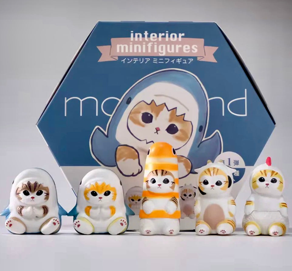 Mofusand Interior Mini Figures – Complete Set of 5 – Suteki Gifts