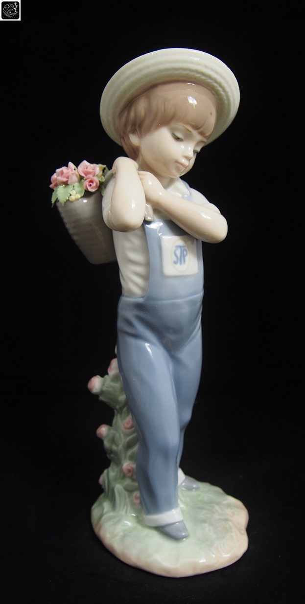 リヤドロ】【かごいっぱいのバラ】【絶版】【1286】