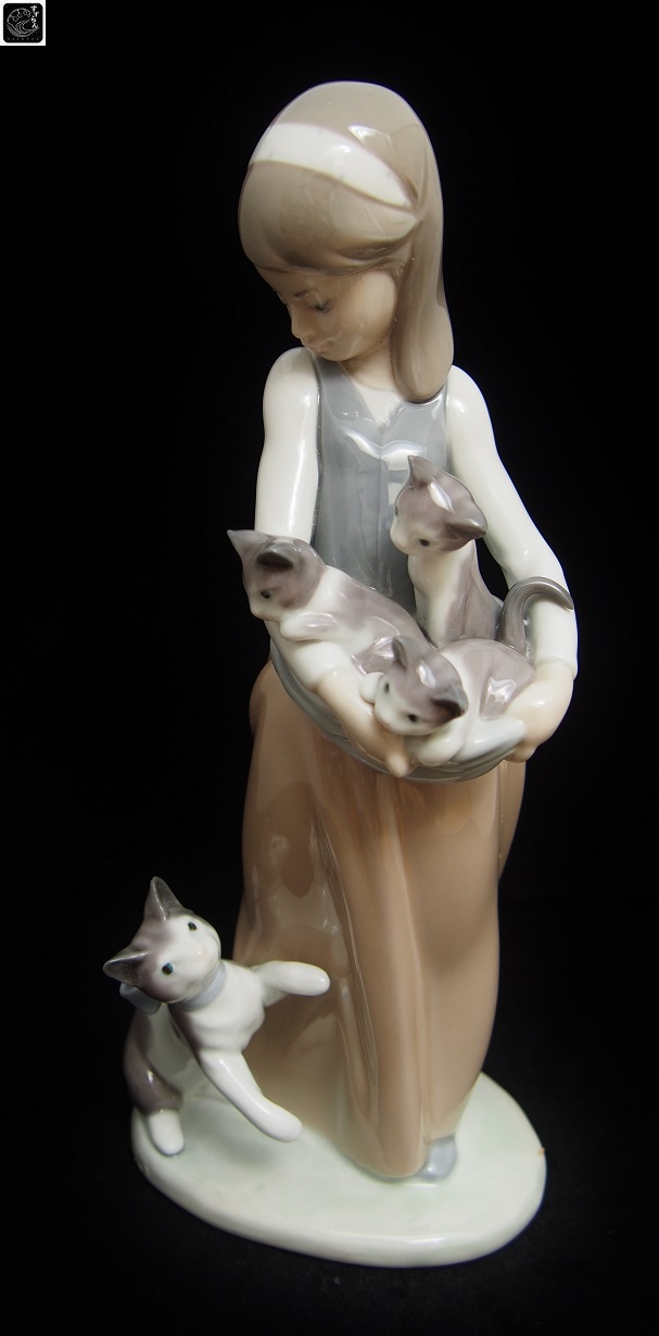 リヤドロ】【子猫をエプロンに】【絶版】【1309】