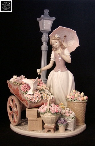 リヤドロ】【花の街角】【6809】