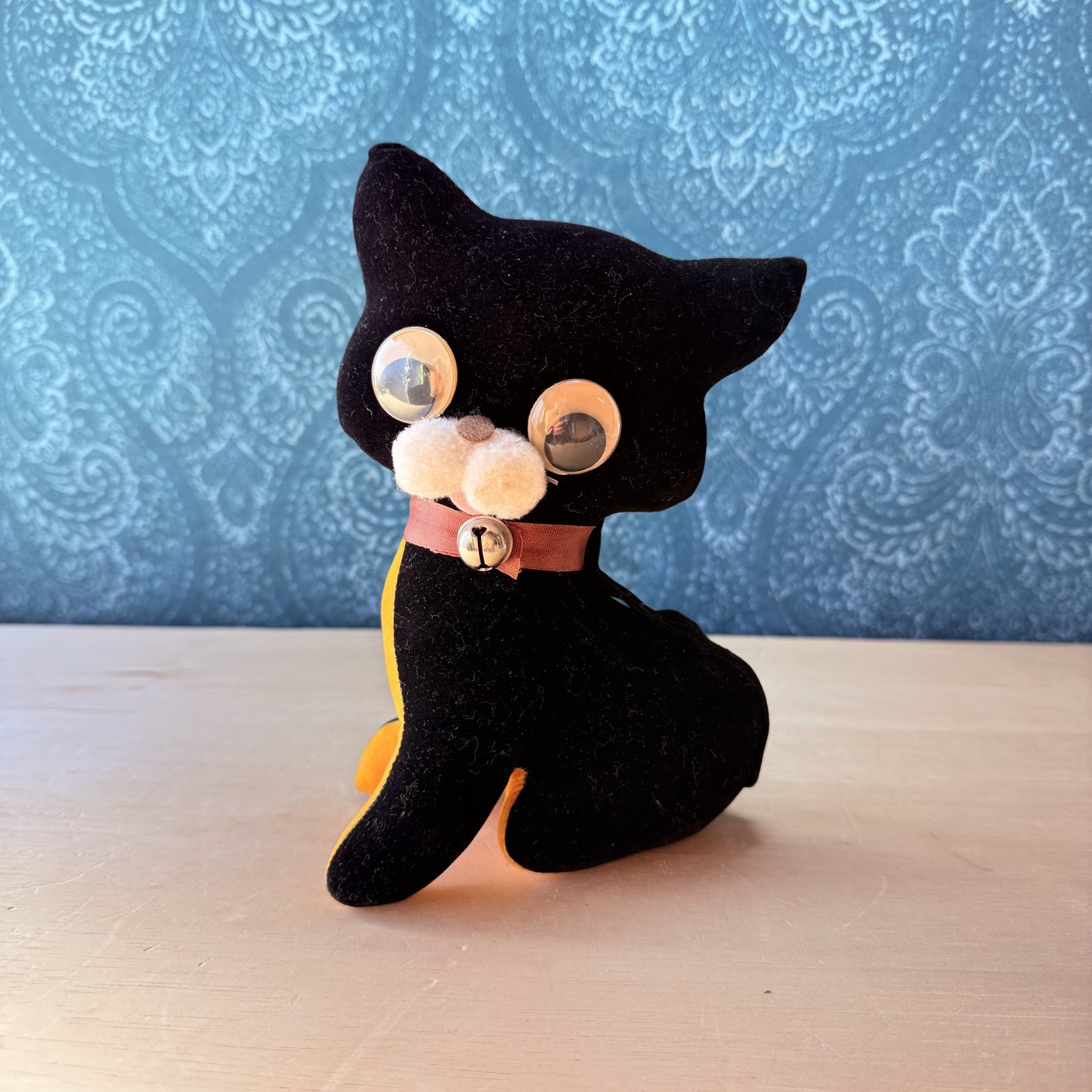 ドリームペッツ風 おがくずぬいぐるみ 黒猫