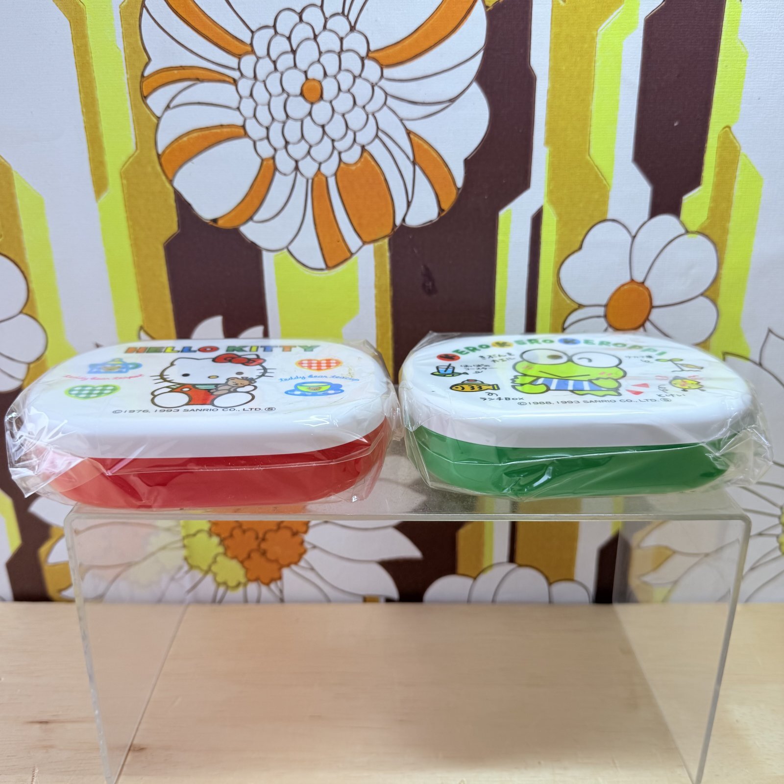 サンリオ旧ロゴ ハローキティ けろけろけろっぴ お弁当箱 各種 1993年