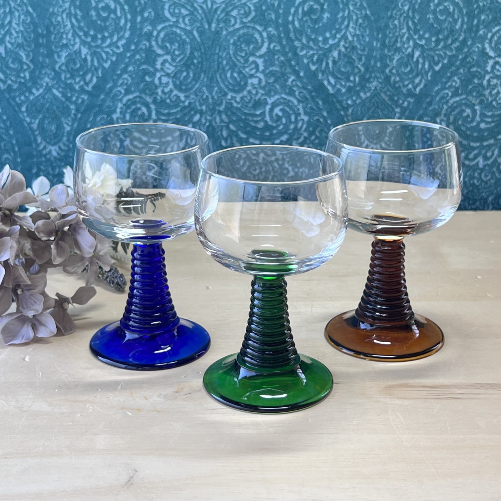 Luminarc リュミナルク フランス製 レーマーグラス ワイングラス 3色