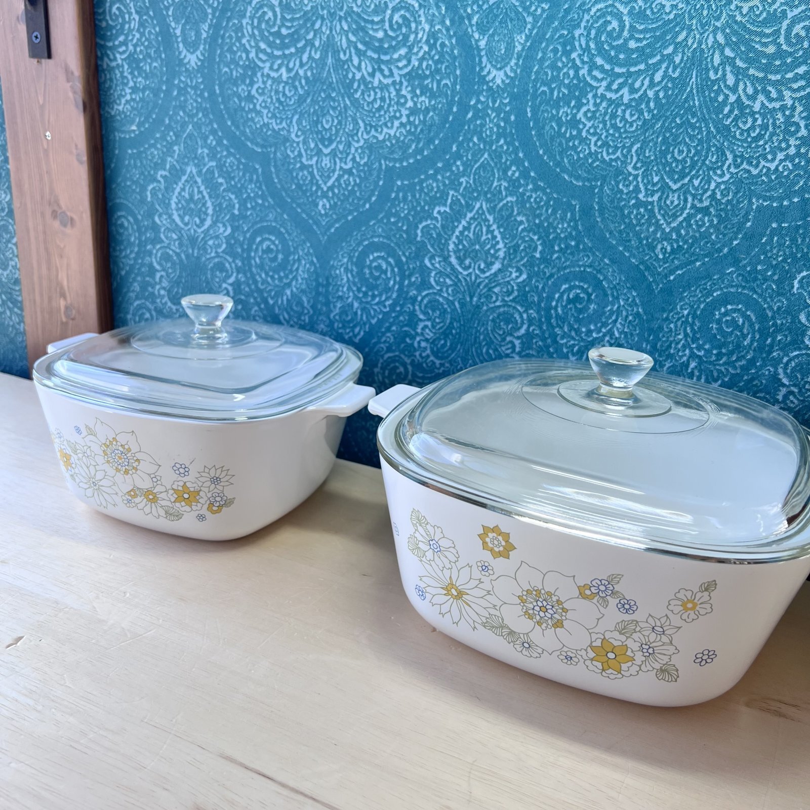 CORNING USA コーニング パイロセラム 耐熱ガラス鍋キャセロール 角型