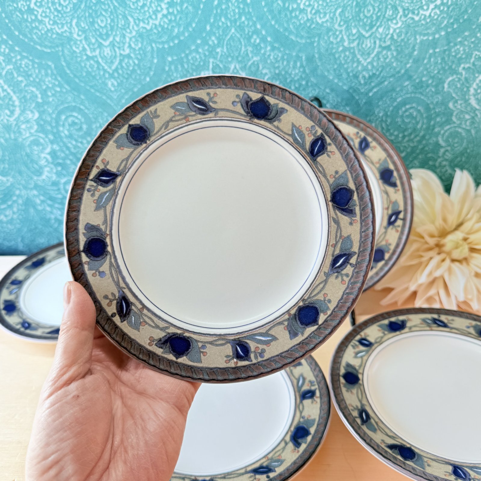 MIKASA 花柄 ミカサ アラベラ カップ×4 ソーサー×6 プレート×5 MIKASA