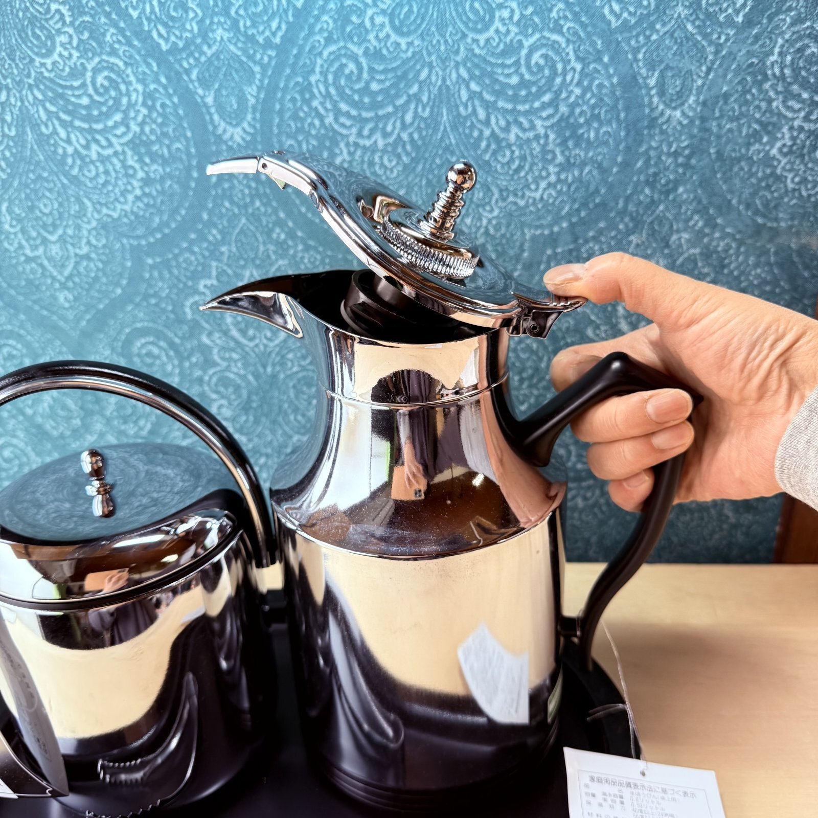 五世製作所 レトロシルバーポット ペリカンポット セット