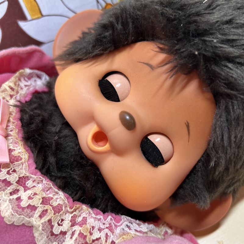 タイアップ商品〇 モンチッチ スリープアイぬいぐるみ 大サイズ