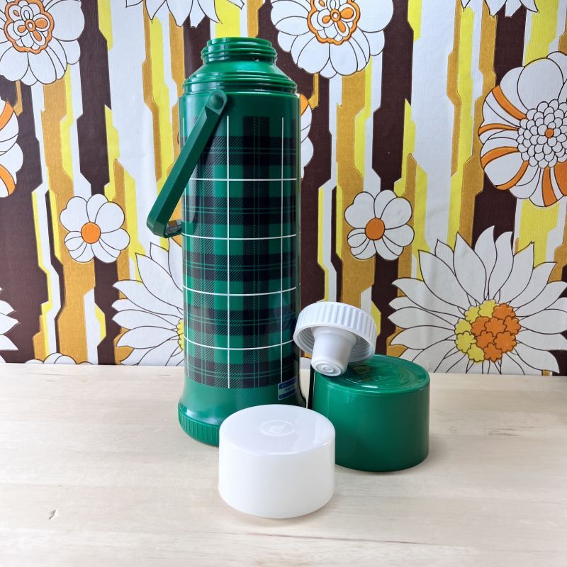 象印魔法瓶 ロングロング水筒 グリーンチェック 0.88ℓ