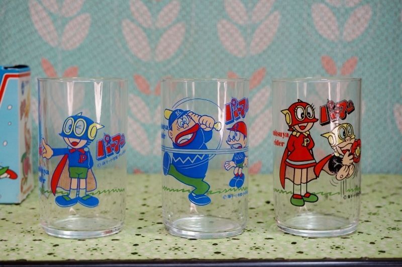 三ツ矢サイダー パーマングラス3個セット ノベルティグラス タンブラー