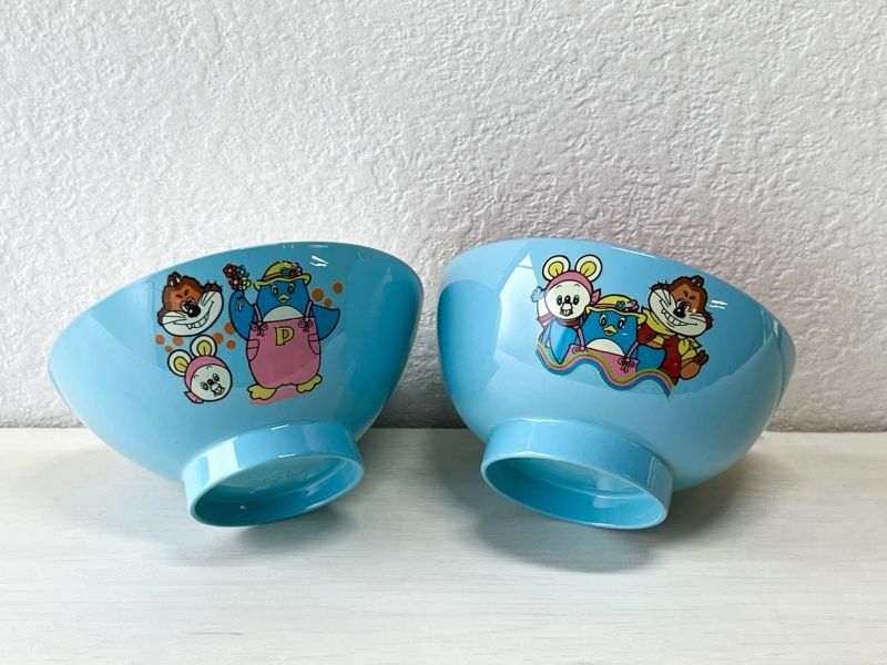 NHK にこにこぷん メラミン 茶碗 お椀 ブルー各種 CW254