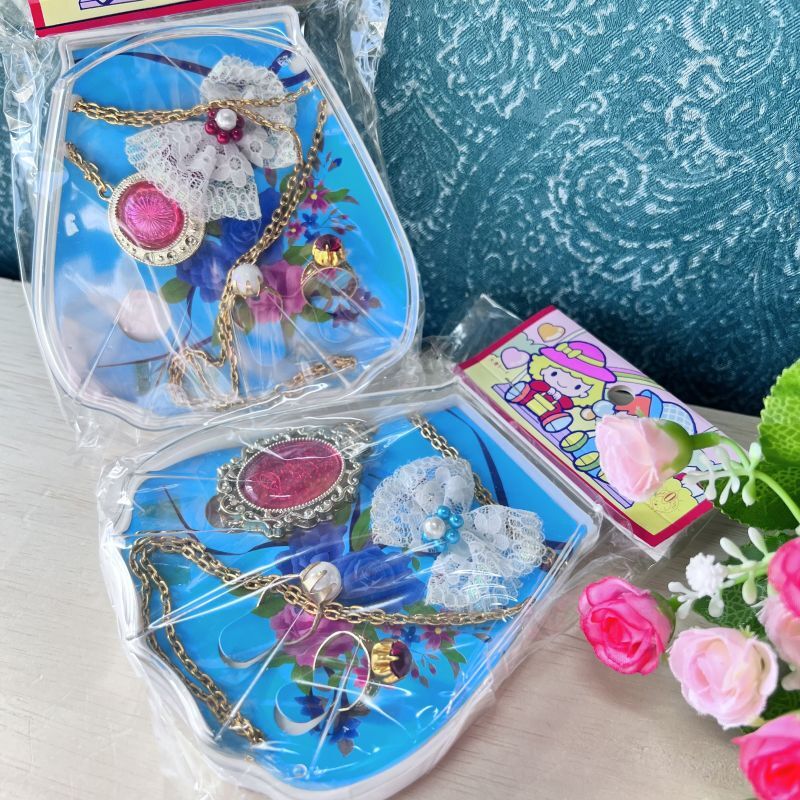 在庫限り☆キラキラコンパクト☆おしゃれセット ネックレス OM465