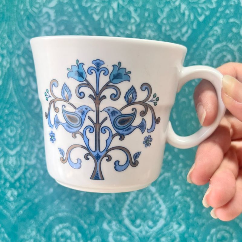 Baycrest japan blue heritage セラミック製マグカップ 花柄 青い鳥 各種