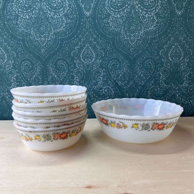 MYREX GLASSWARE DYNASTY ダイナスティ サラダボウルセット