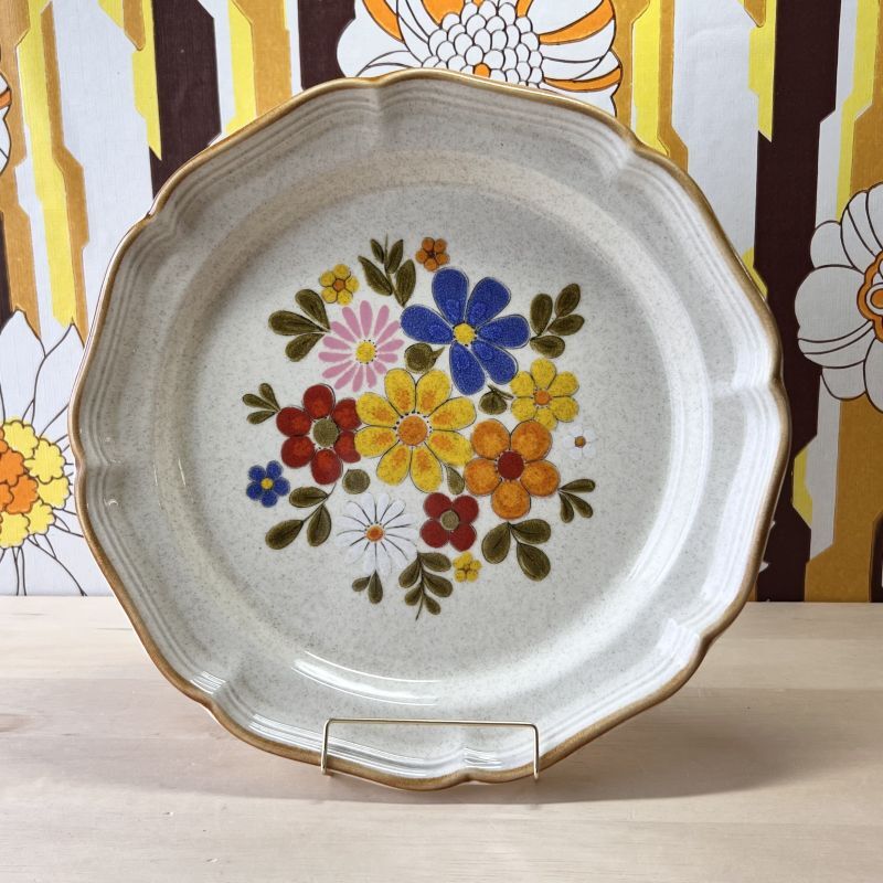 オールドミカサ MIKASA gardenClub springBouquet oven 27cm 花柄