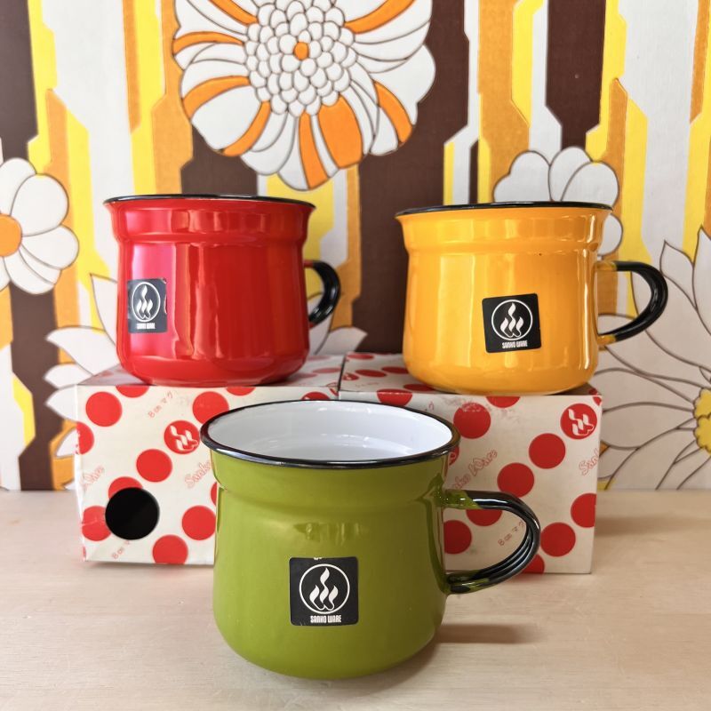 SANKO WARE サンコーウェア ホーローマグカップ ホーローコップ 大