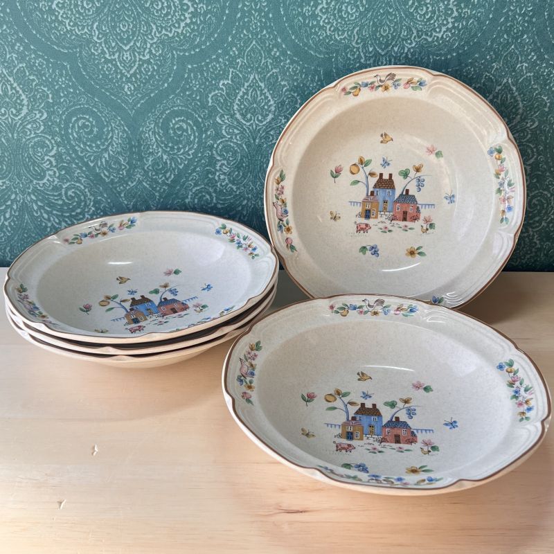 YAMAKA ヤマカ HEARTLAND ハートランドアメリカンカントリー 23cm深皿