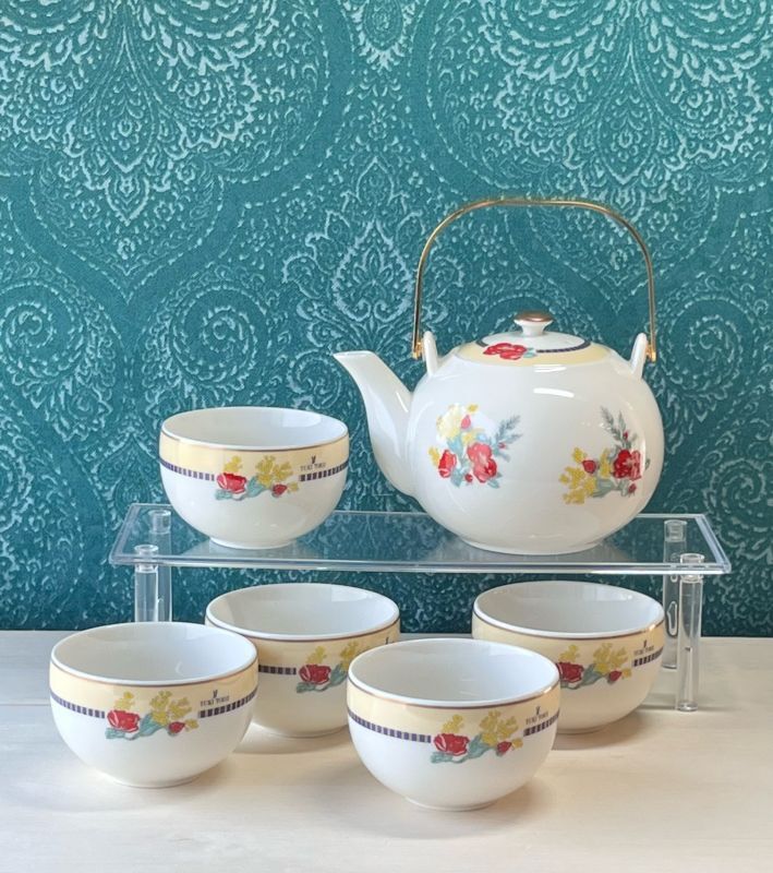 フラワーフェアリーティーセットインテリア食器レア