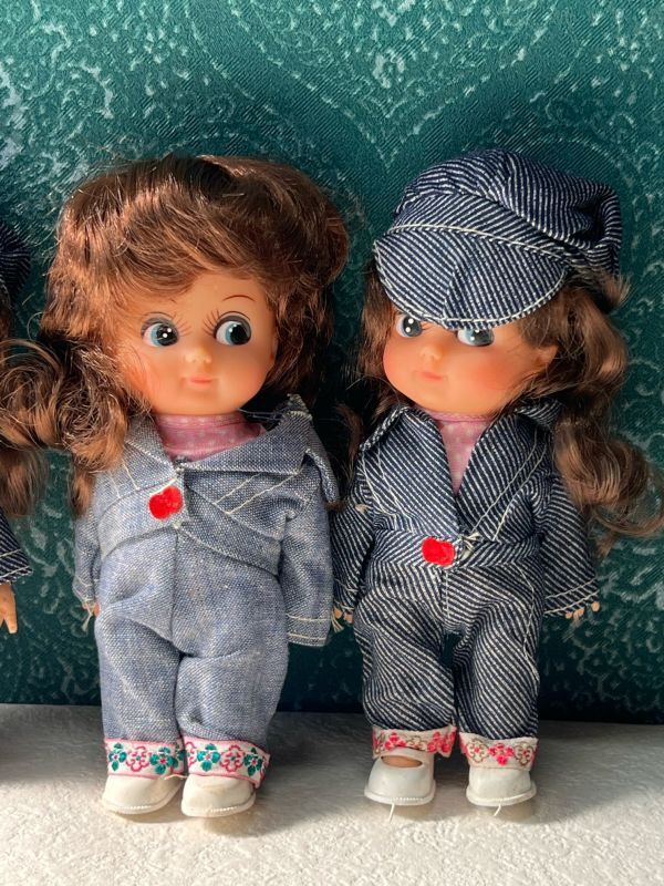 昭和レトロな女の子人形 ソフビ人形 ドール ☆ 各種 OM451