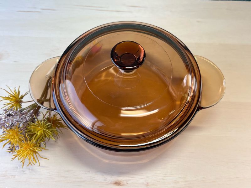 CORNING FRANCE コーニングフランス 耐熱ガラス鍋 キャセロール