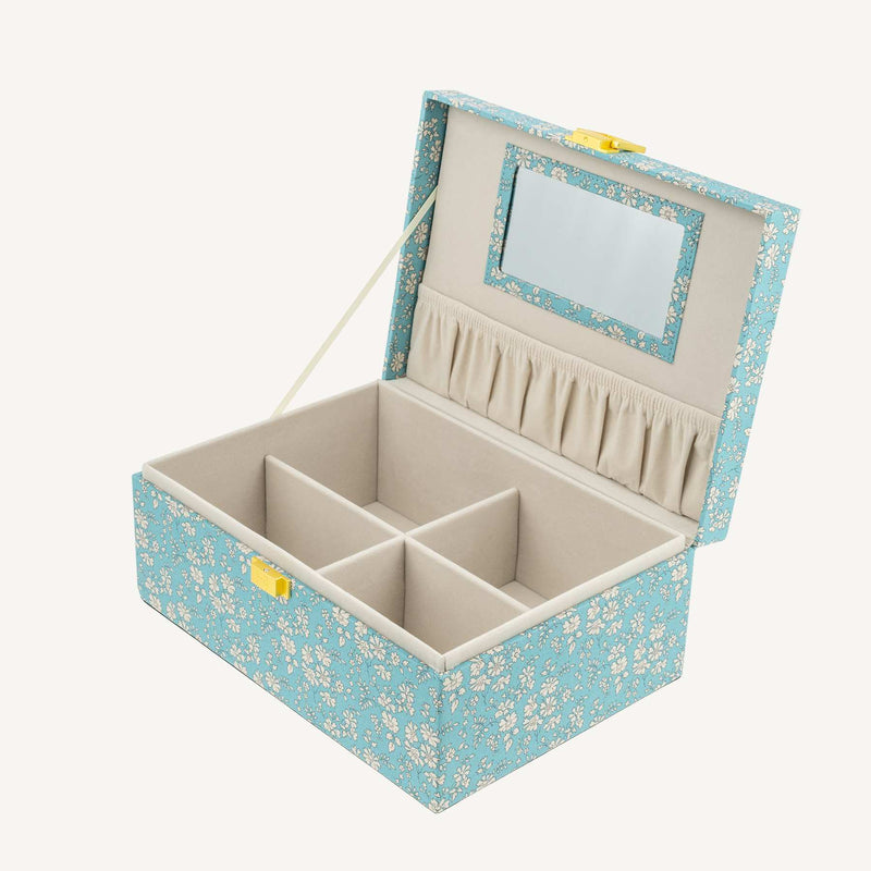 Liberty Large Jewelry Box, Capel Soft Teal – Stovall Collection