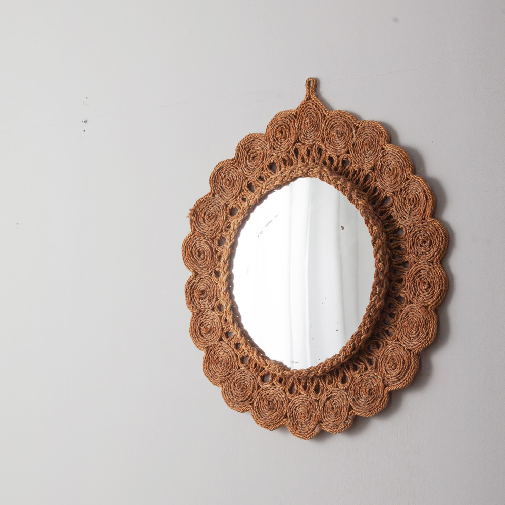 stoop | Vintage Decorative Rope Mirror