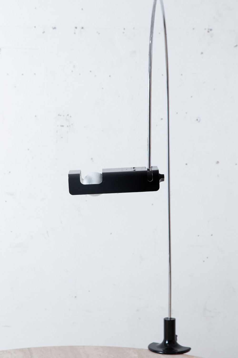 stoop | 'Spider' Desk Lamp by Joe Colombo for Oluce in Steel and Black
