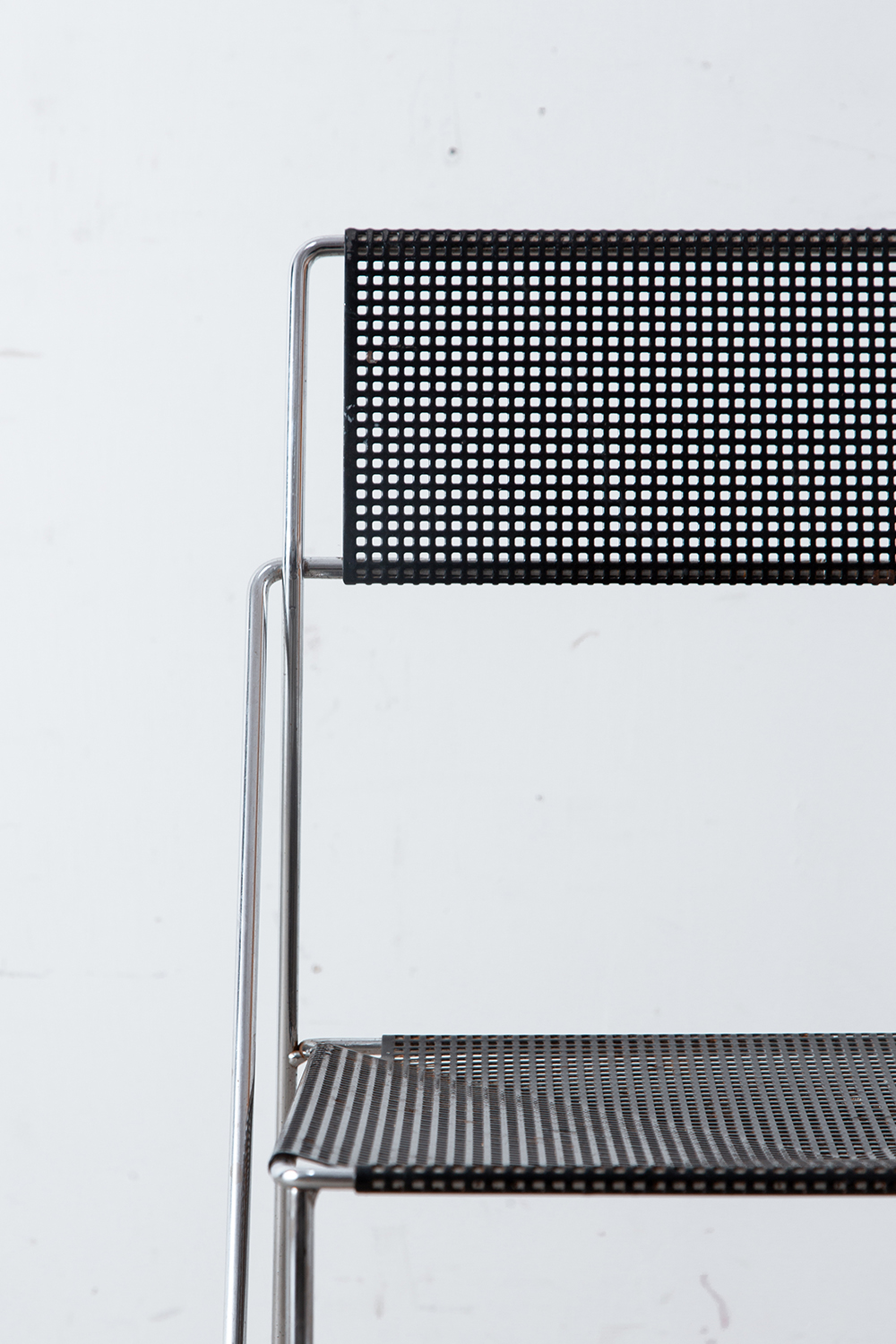 stoop | X-LINE Chair by Niels Jorgen Haugesen for HYBODAN in Metal