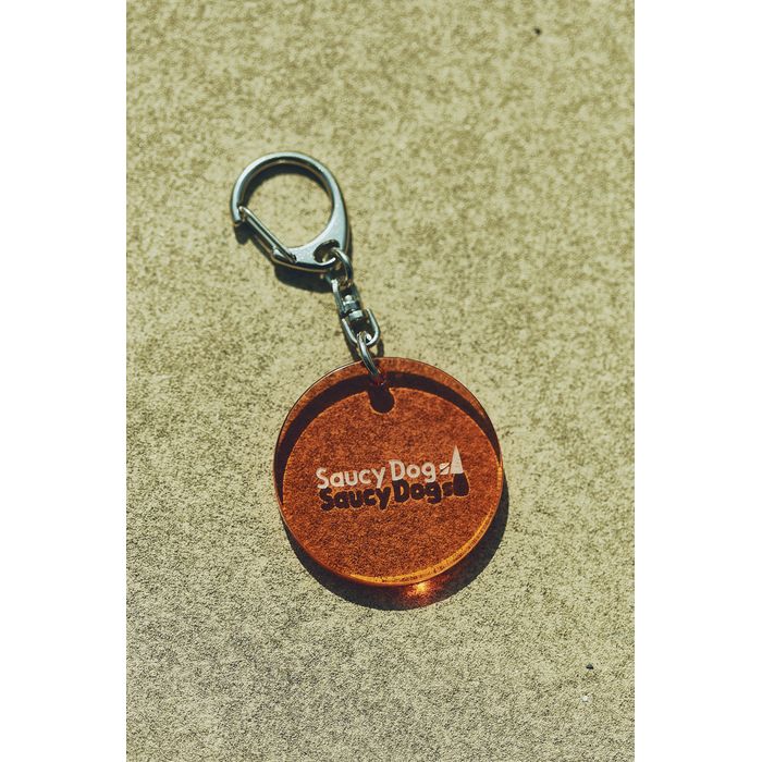 商品詳細ページ | Saucy Dog Online Shop | ラウンドキーホルダー/オレンジ