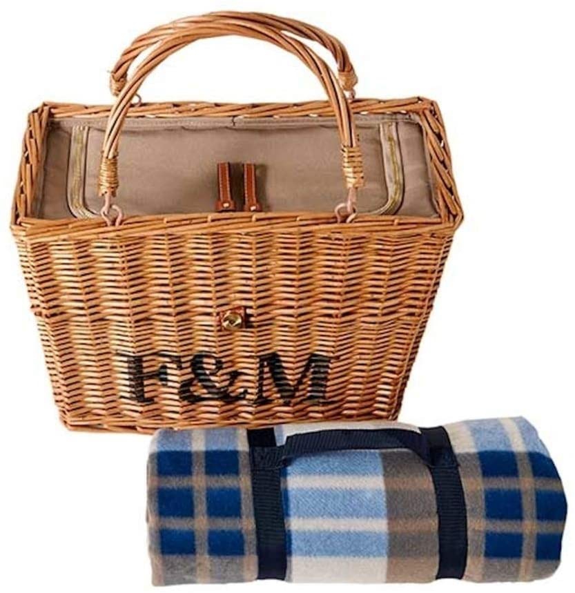 Fortnum & Mason(フォートナム＆メイソン) ピクニックラグ付き保冷