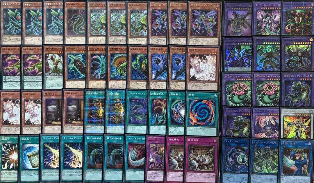 遊戯王 捕食植物 デッキ プレデタープランツ メイン40枚＋EX15枚 30枚