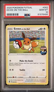 状態SS PSA10イーブイオンザボール サッカープロモブイズ【ポケモン
