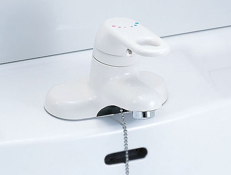 シングルレバー混合水栓LF-4355S-MB4（水栓金具） |展開図あり|LIXIL