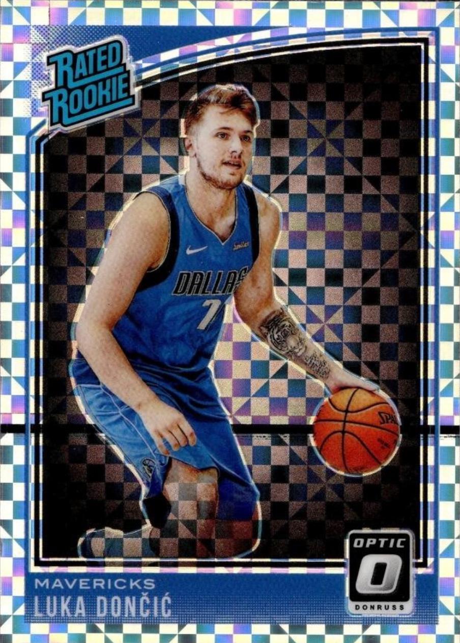 Luka Doncic [Checkerboard] #177 Prices | 2018 Panini Donruss Optic
