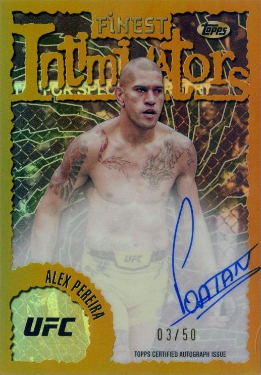 Alex Pereira [Gold Refractor] #IA-APE Prices | 2024 Topps Finest