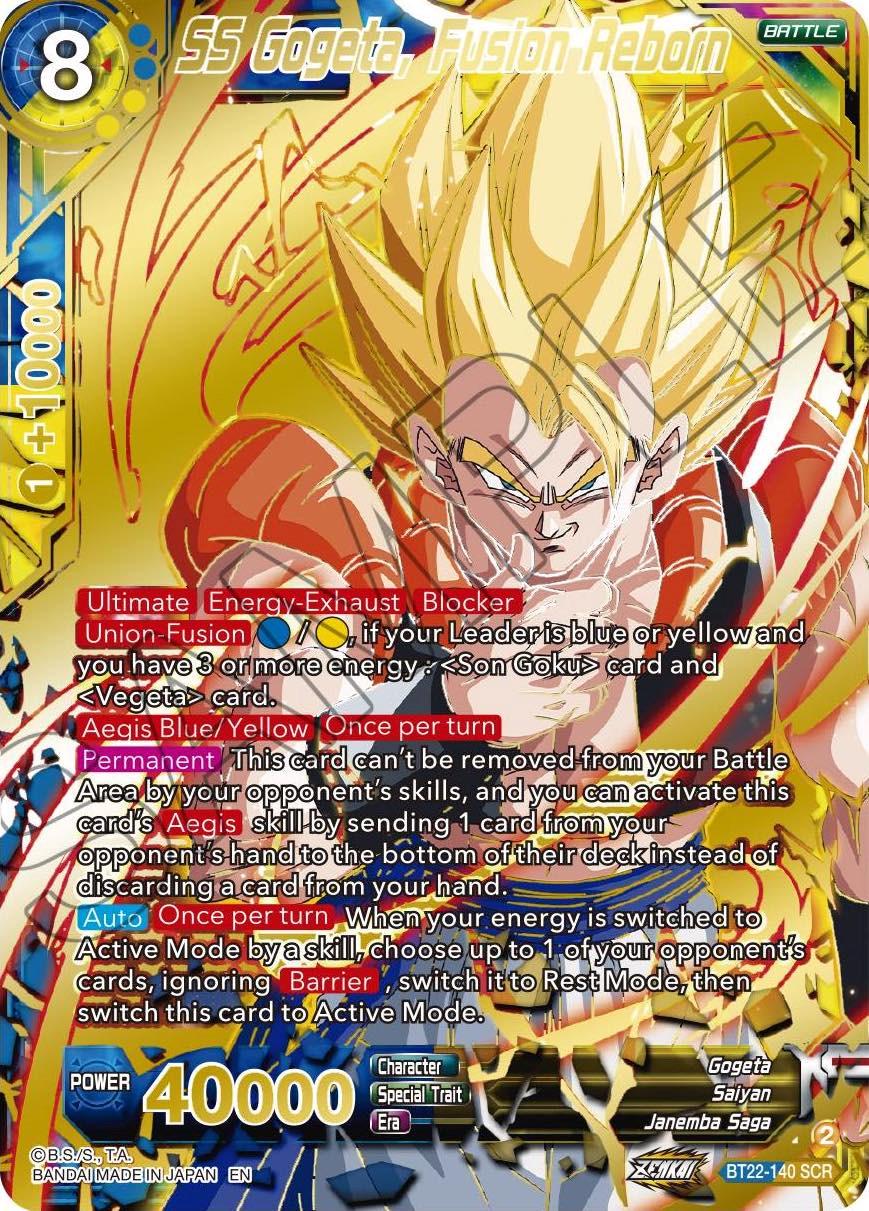SS Gogeta, Fusion Reborn BT22-140 Prices | Dragon Ball Super