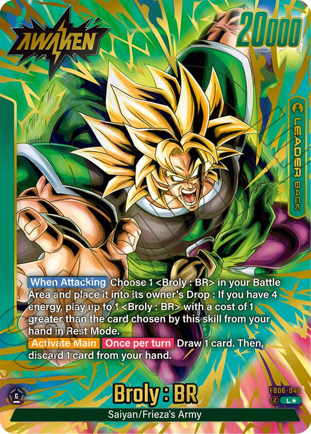 Broly : BR [Alternate Art] FB06-048 Prices | Dragon Ball Super