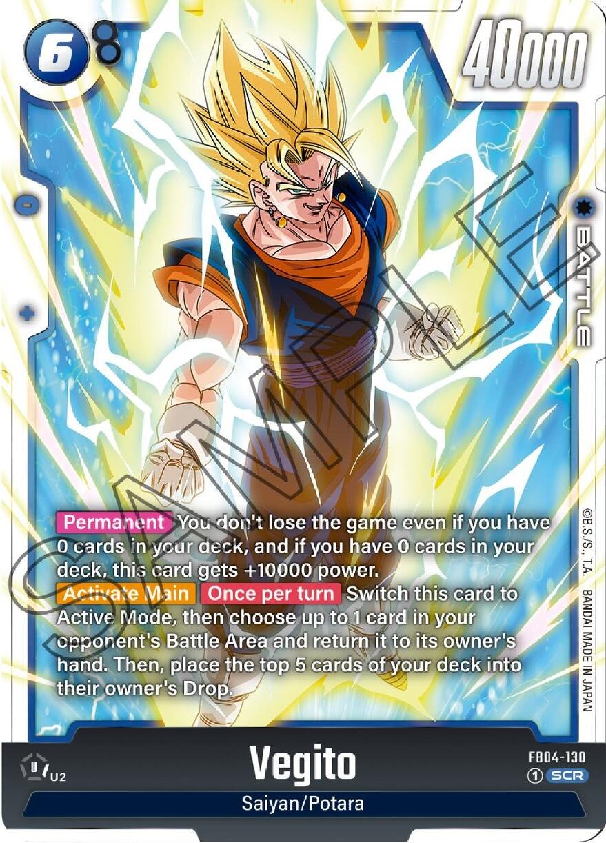 Vegito FB04-130 Prices | Dragon Ball Fusion World Ultra Limit