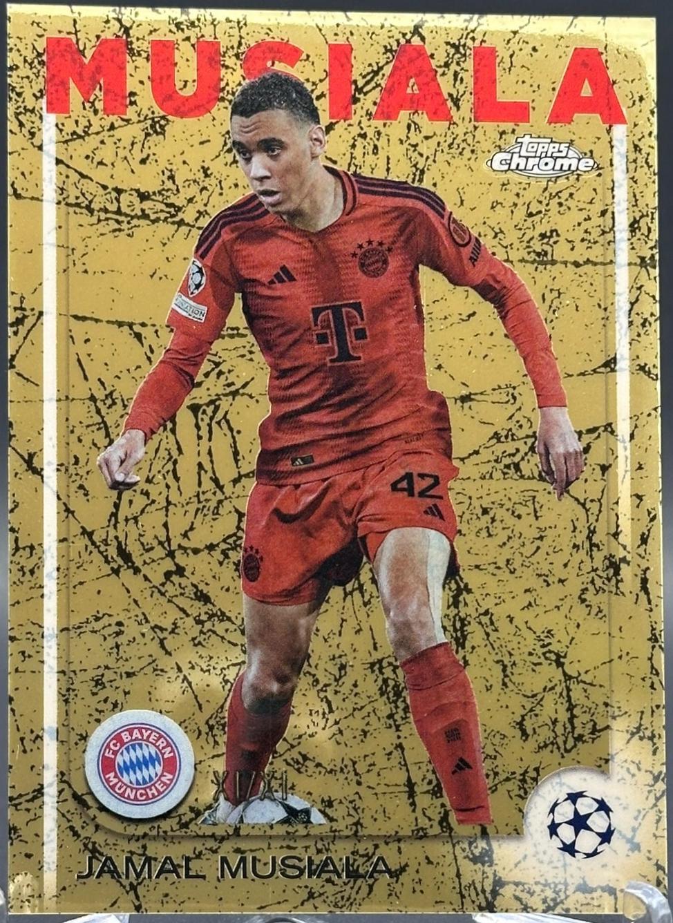 Jamal Musiala [XI] #42 Prices | 2024 Topps Chrome UEFA | Soccer Cards