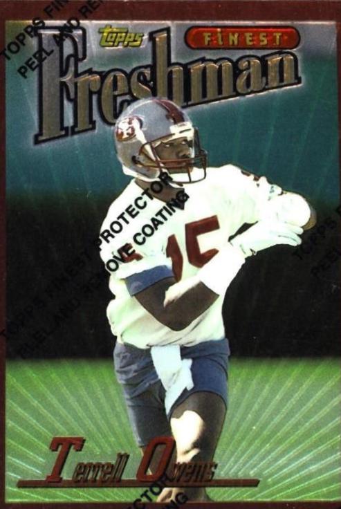 Terrell Owens #338 Prices [Rookie] | 1996 Topps Finest | Football