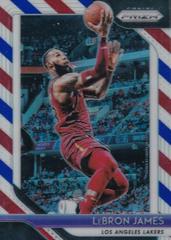 LeBron James [Red, White, Blue Prizm] #6 Prices | 2018 Panini