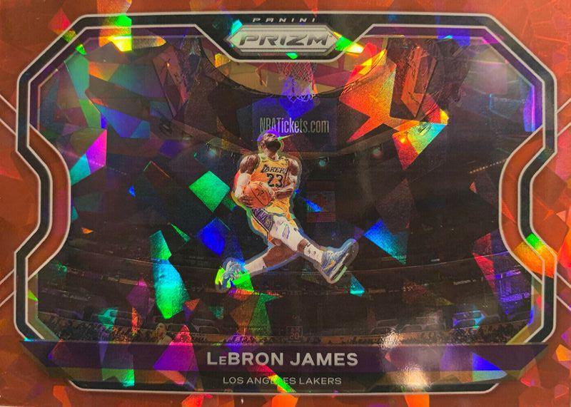 LeBron James [Red Ice Prizm] #1 Prices | 2020 Panini Prizm