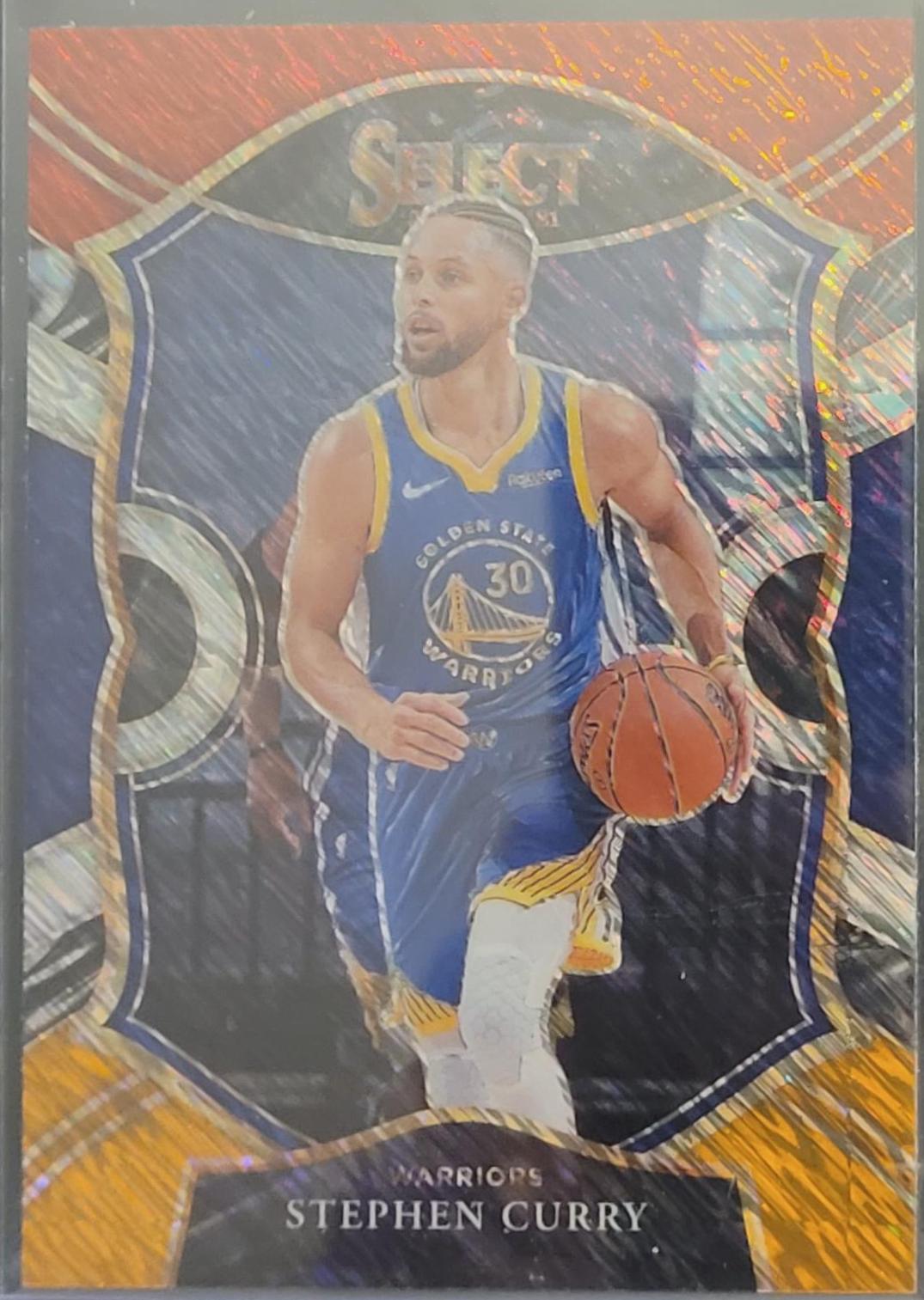 Stephen Curry [Red White Orange Shimmer] #57 Prices | 2020 Panini