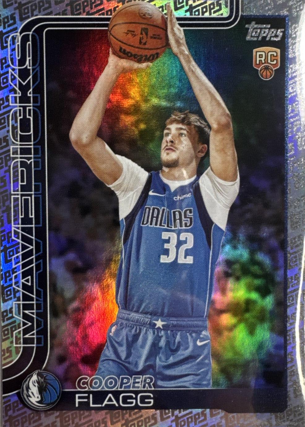 Cooper Flagg [Topps Foil Pattern] #201 Prices [Rookie] | 2025