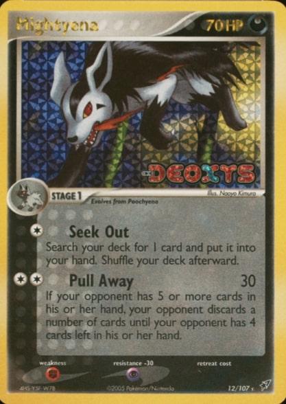 Mightyena [Reverse Holo] #12 Prices | Pokemon Deoxys | Pokemon Cards