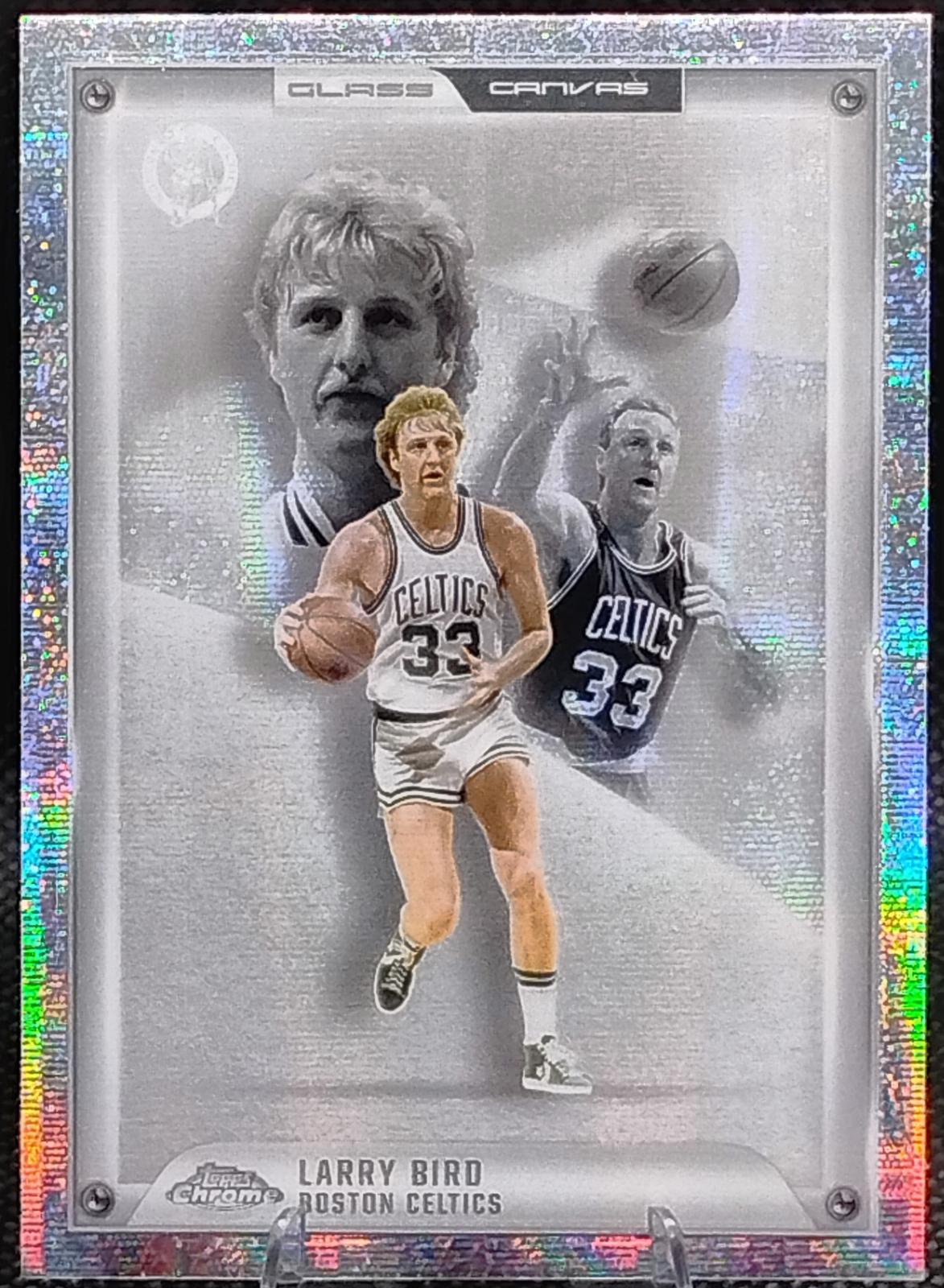 Larry Bird #GC-15 Prices | 2025 Topps Chrome Glass Canvas