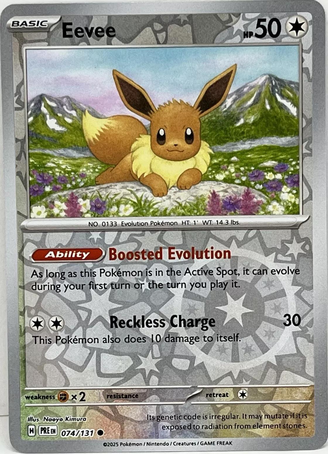 Eevee [Reverse] #74 Prices | Pokemon Prismatic Evolutions