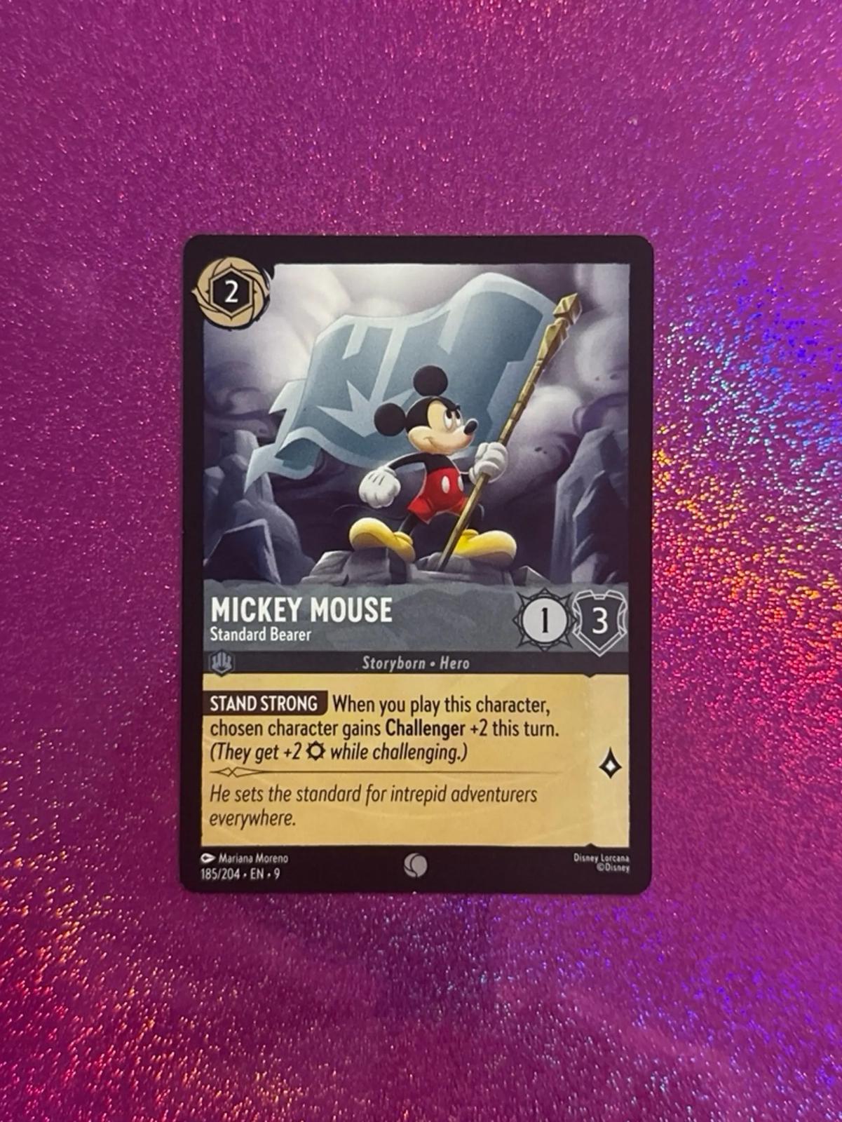 Mickey Mouse - Standard Bearer [Foil] #185 Prices | Lorcana Fabled