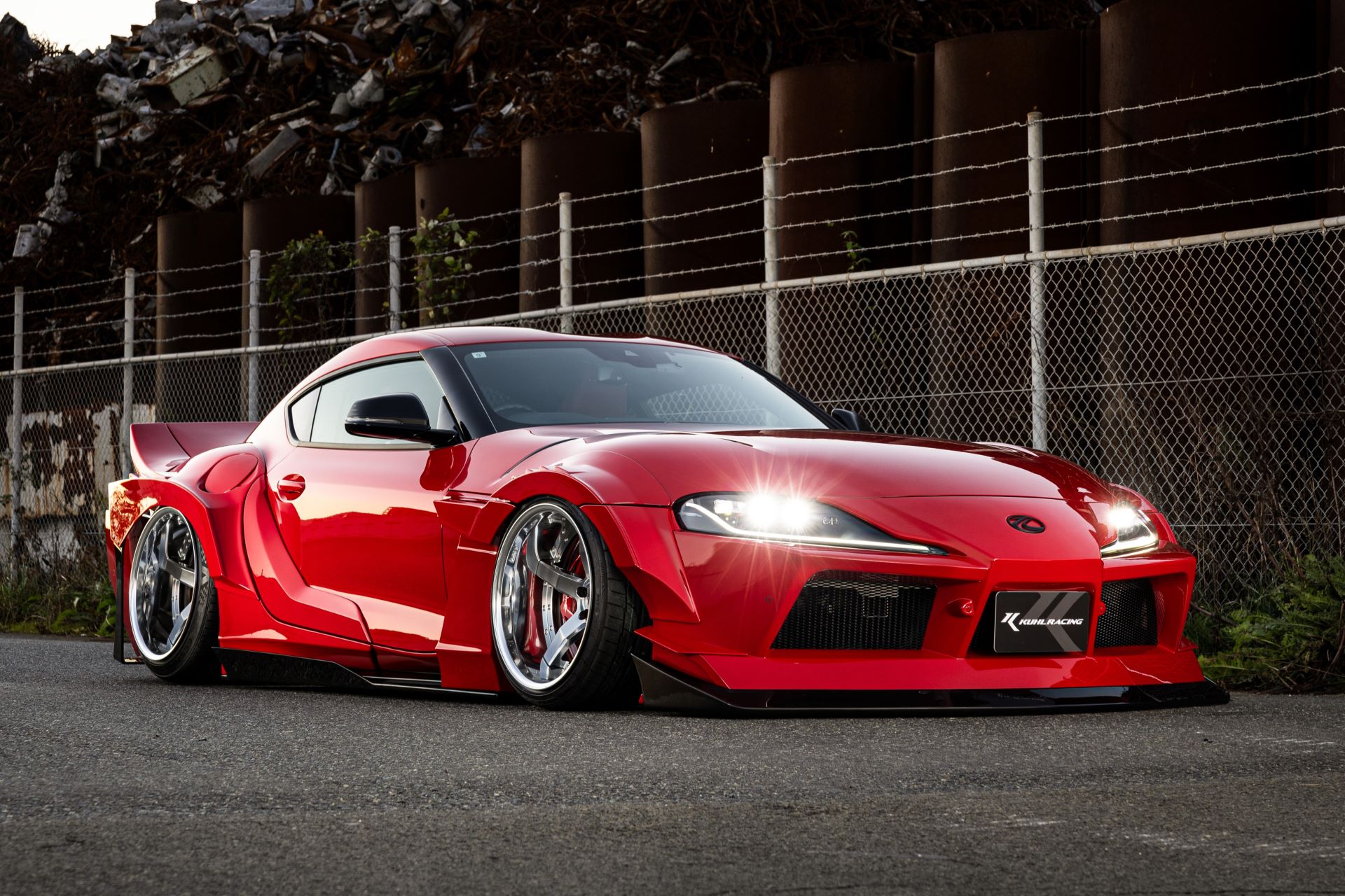 GRスープラ 90SUPRA 新作ワイドボディ・バンパーエアロ完成！ドリフト