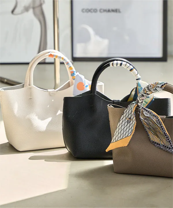 スカーフ付ハンドバッグ [B1616] - レディースファッション通販 神戸